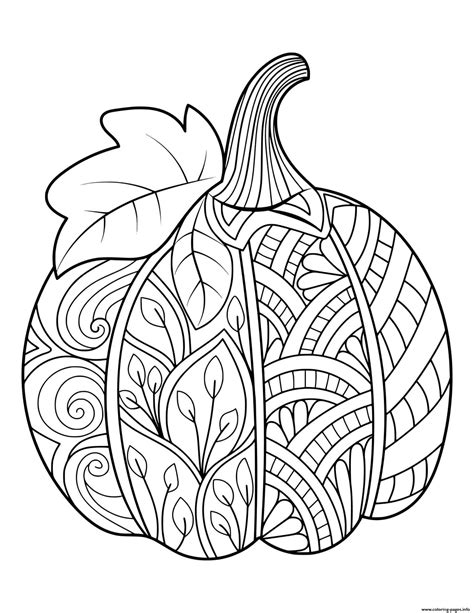 fall coloring pages pumpkins